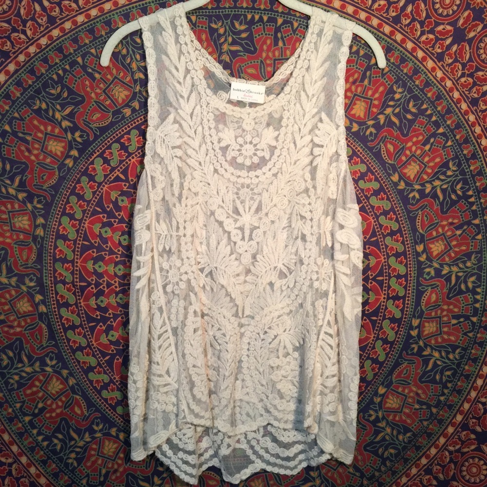 BOBBIE BROOKS Embroidered Layering Top